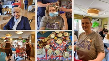 Braving the shave and a trip back in time at Winsford care home